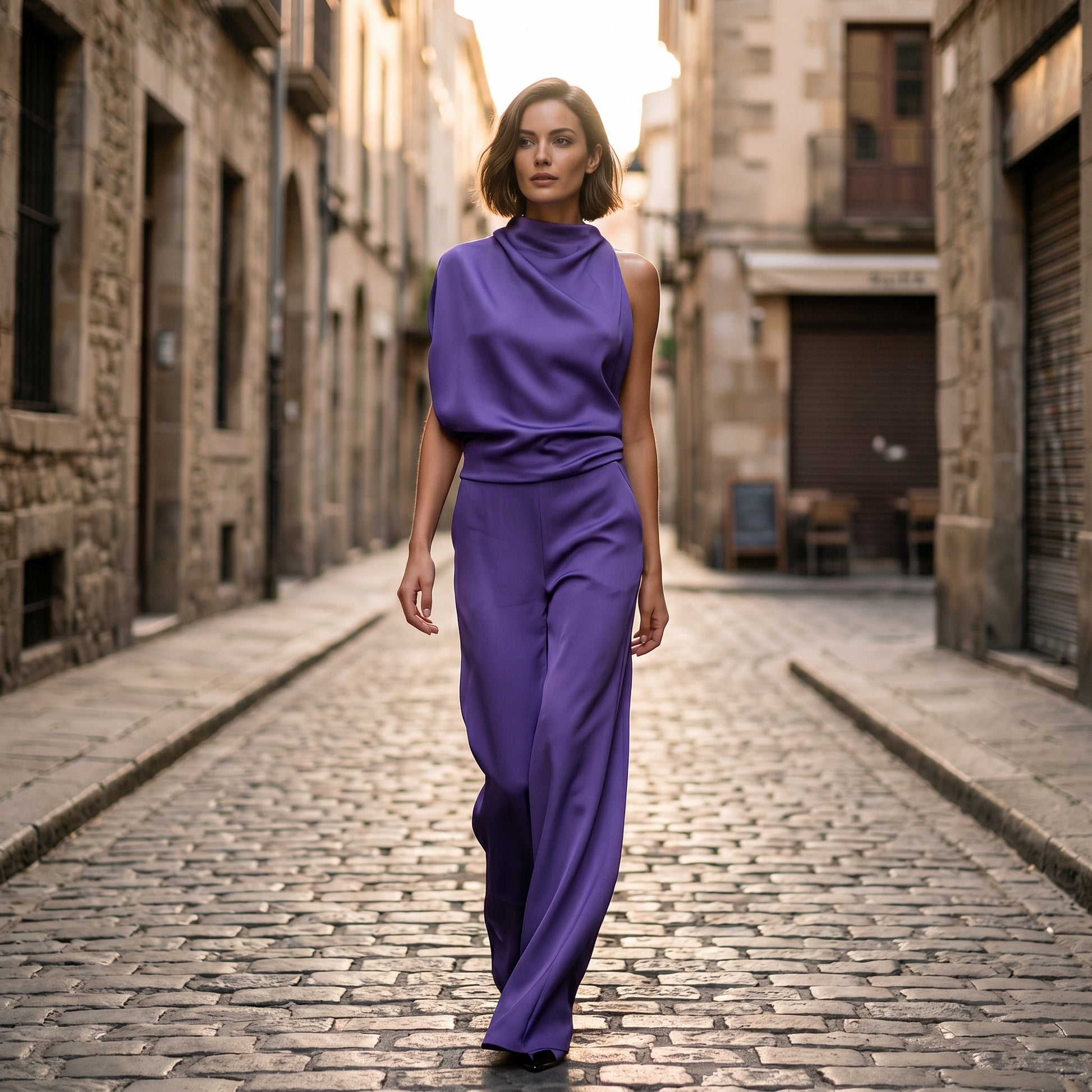 Evangeline - Elegant Wide Leg Women's Jumpsuit DONE 06-22-2026