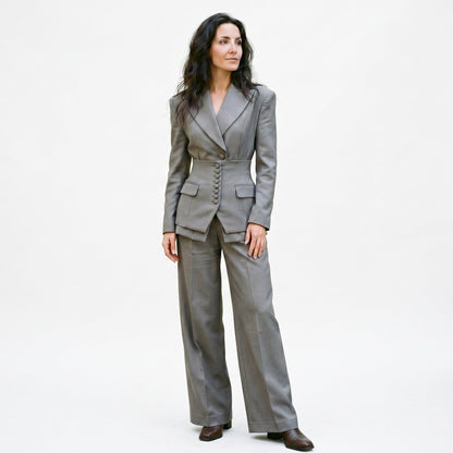 Everlynn - Elegant Blazer and Wide Leg Pant Suit for Women DONE 05-14-2026