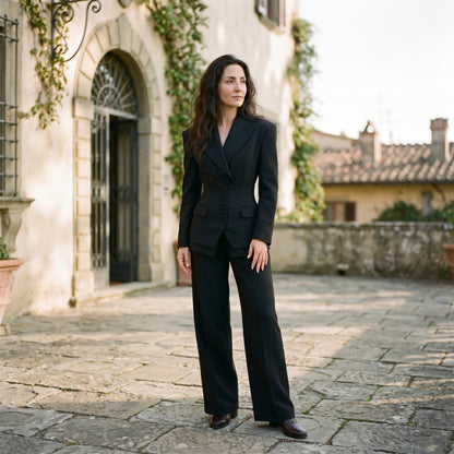 Everlynn - Elegant Blazer and Wide Leg Pant Suit for Women DONE 05-14-2026