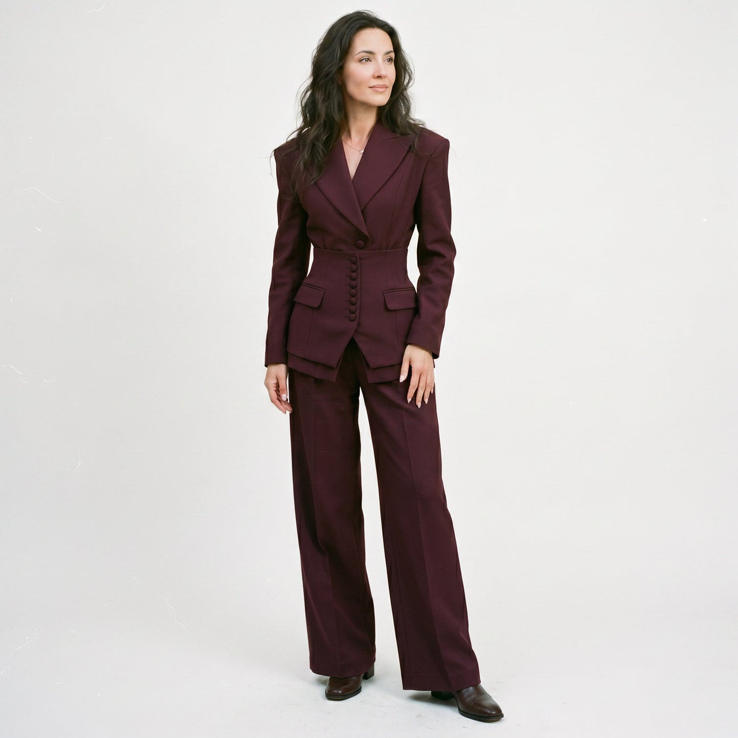 Everlynn - Elegant Blazer and Wide Leg Pant Suit for Women DONE 05-14-2026