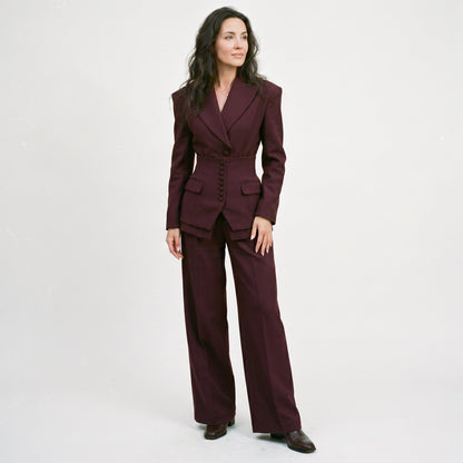 Everlynn - Elegant Blazer and Wide Leg Pant Suit for Women DONE 05-14-2026