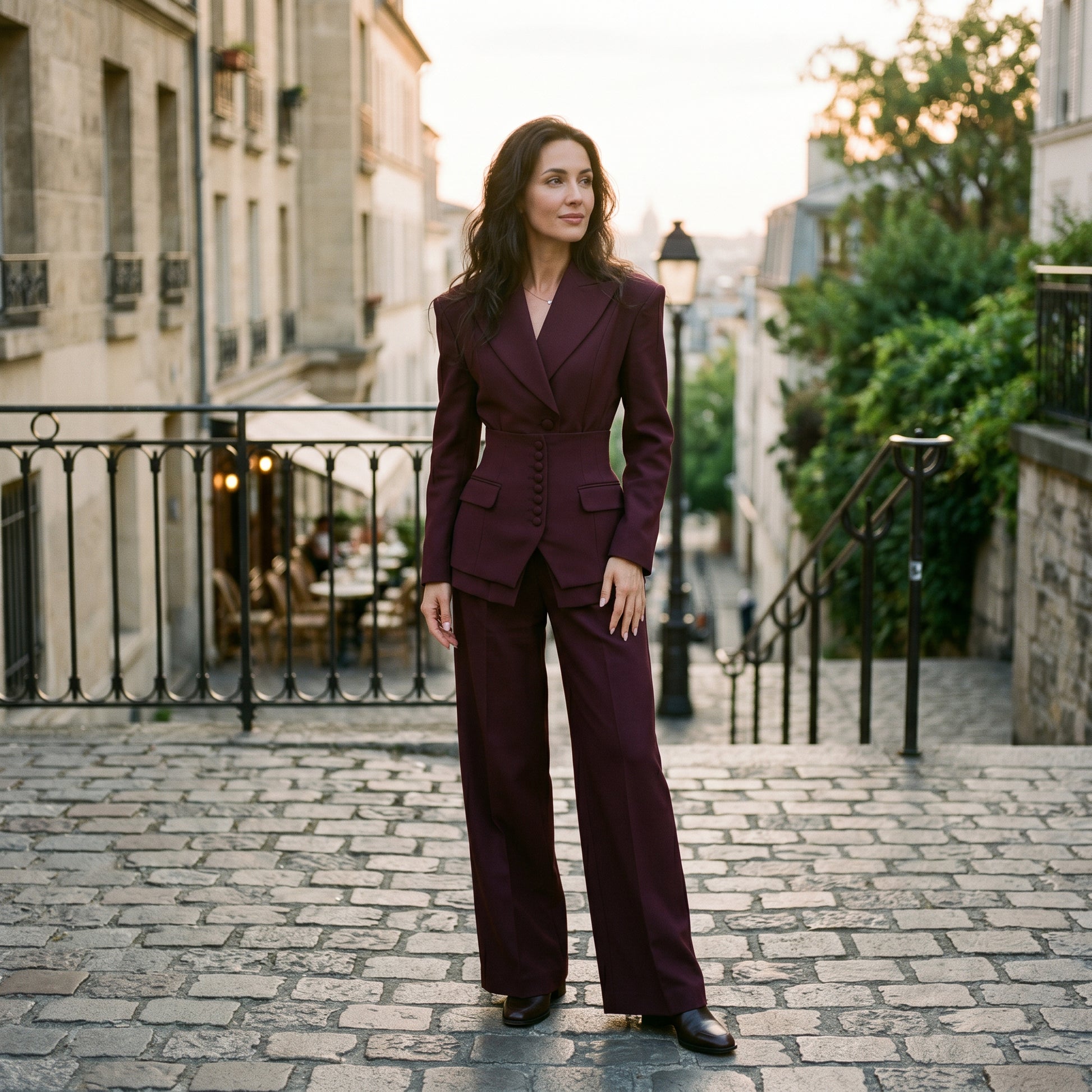 Everlynn - Elegant Blazer and Wide Leg Pant Suit for Women DONE 05-14-2026