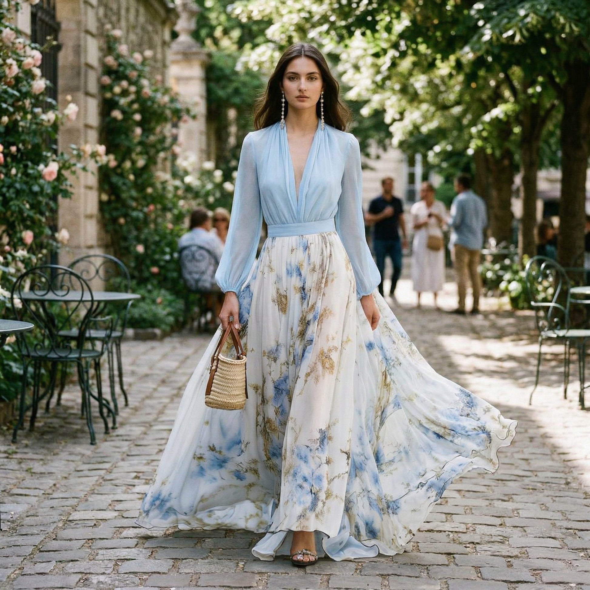 maxi skirts and dresses WHAT IF SKIRT Plus Size Dress for Women Long Sleeve Midi Dress Casual T Shirt Dresses with Pockets ENDLESS SUMMER MAXI SKIRT W