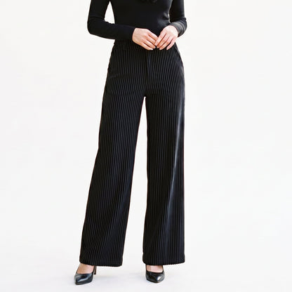 Freya - Elegant Flare Velvet Pants for Women DONE 06-08-2026