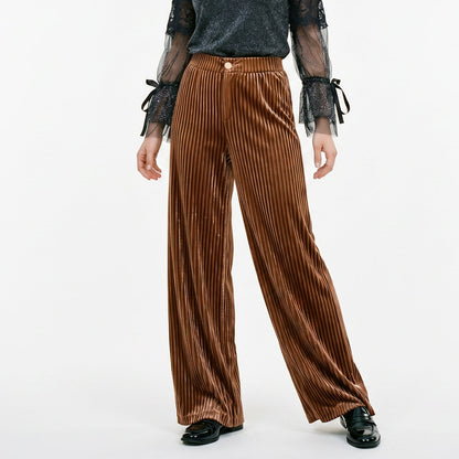 Freya - Elegant Flare Velvet Pants for Women DONE 06-08-2026