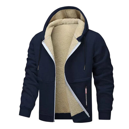 Gabrielle - Cozy Thick Sherpa Hooded Sweatshirt for Men 3