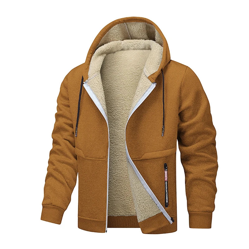 Gabrielle - Cozy Thick Sherpa Hooded Sweatshirt for Men 4