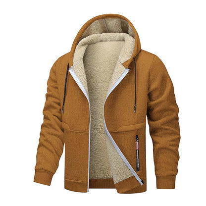 Gabrielle - Cozy Thick Sherpa Hooded Sweatshirt for Men 4