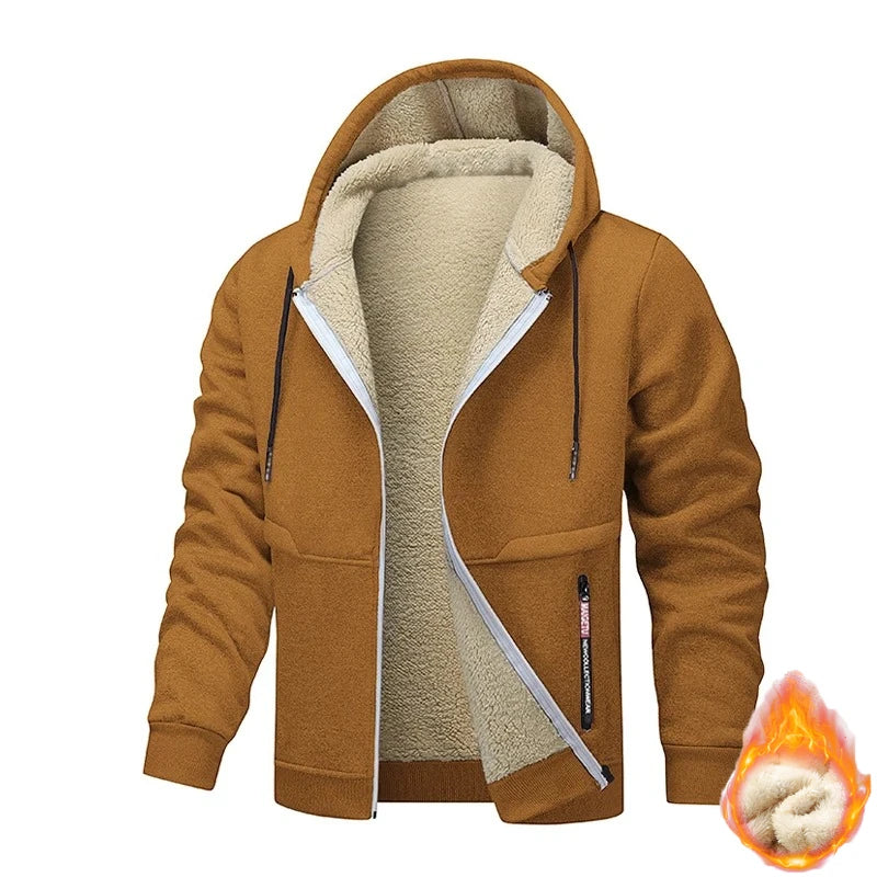 Gabrielle - Cozy Thick Sherpa Hooded Sweatshirt for Men 6