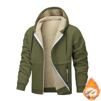 Gabrielle - Cozy Thick Sherpa Hooded Sweatshirt for Men 8