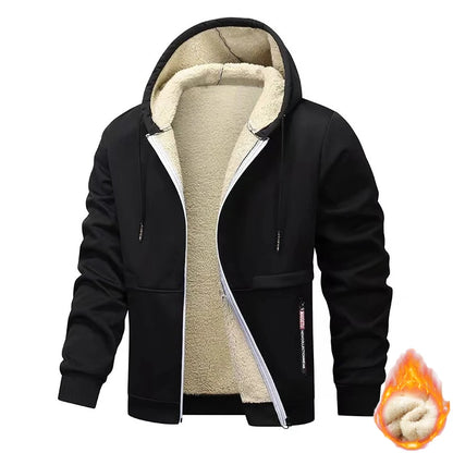 Gabrielle - Cozy Thick Sherpa Hooded Sweatshirt for Men 9