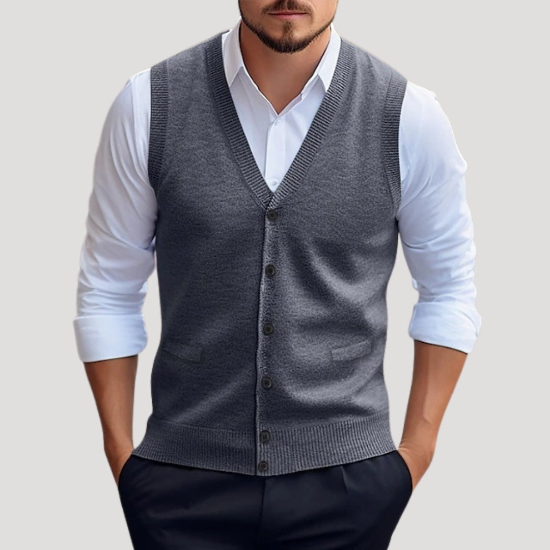 Gabrielle - Stylish Knitted Waistcoat for Men 5