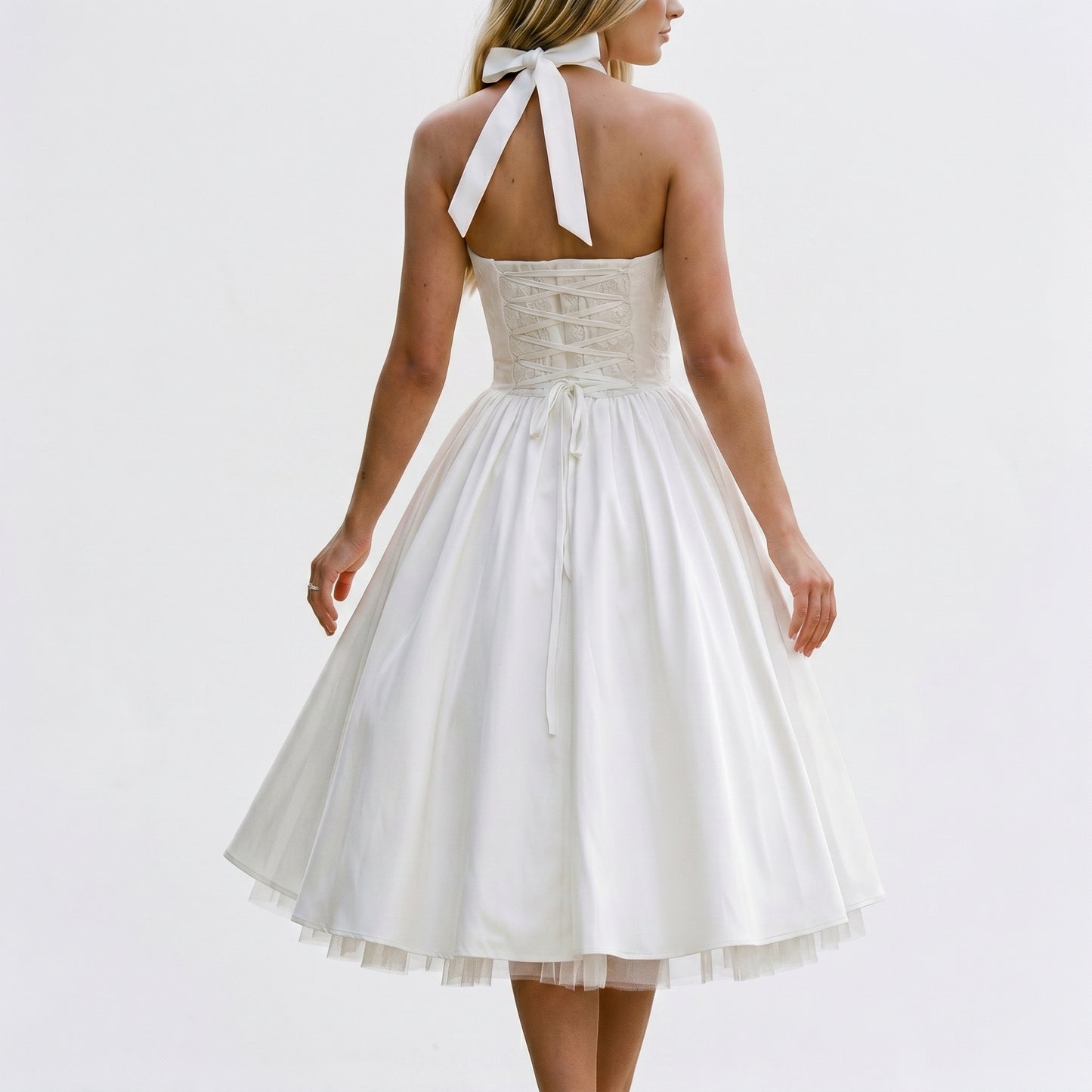 Galatea - Elegant Wedding Guest Midi Dress DONE 05-30- 2026