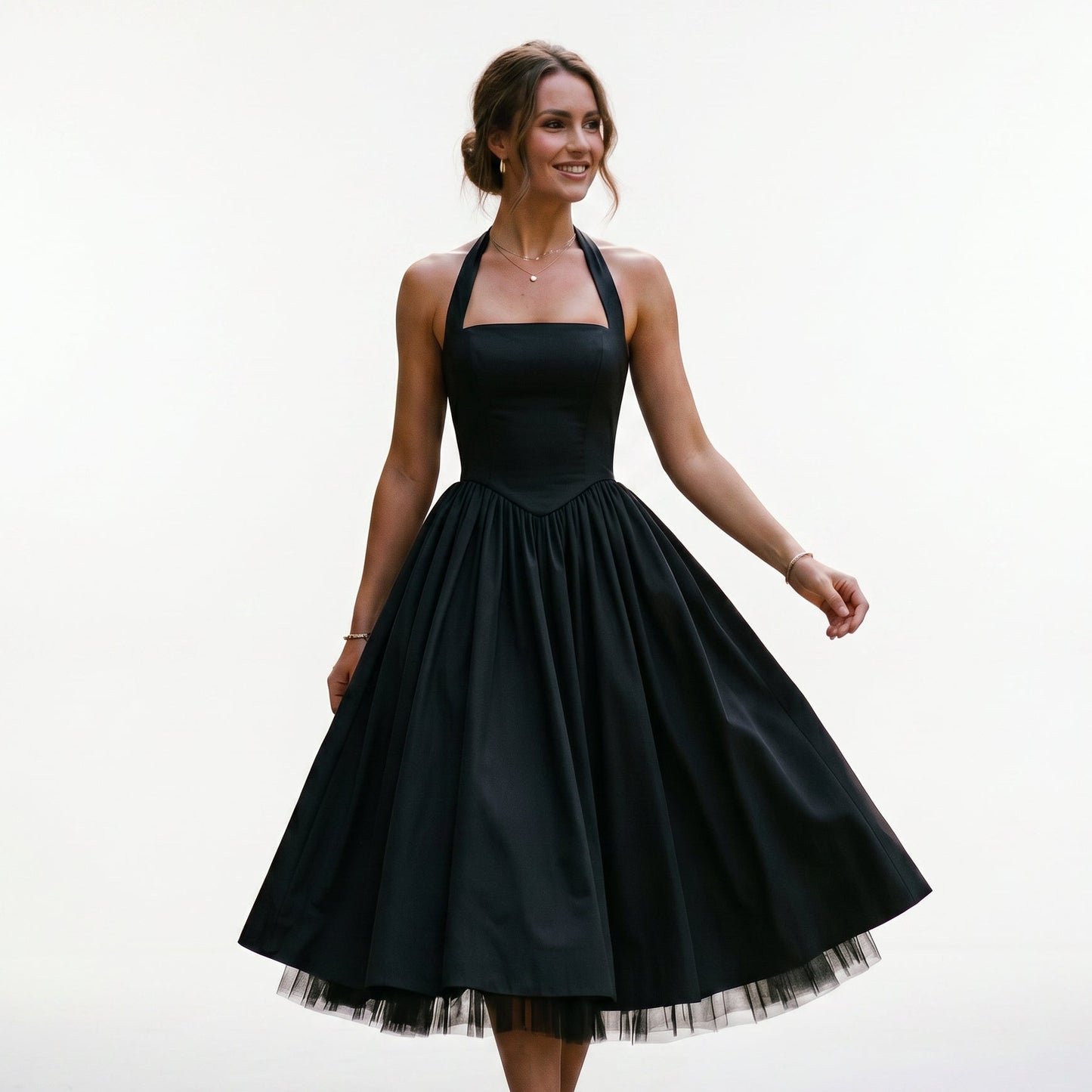 Galatea - Elegant Wedding Guest Midi Dress DONE 05-30- 2026