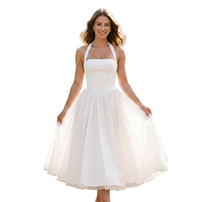Galatea - Elegant Wedding Guest Midi Dress DONE 05-30- 2026
