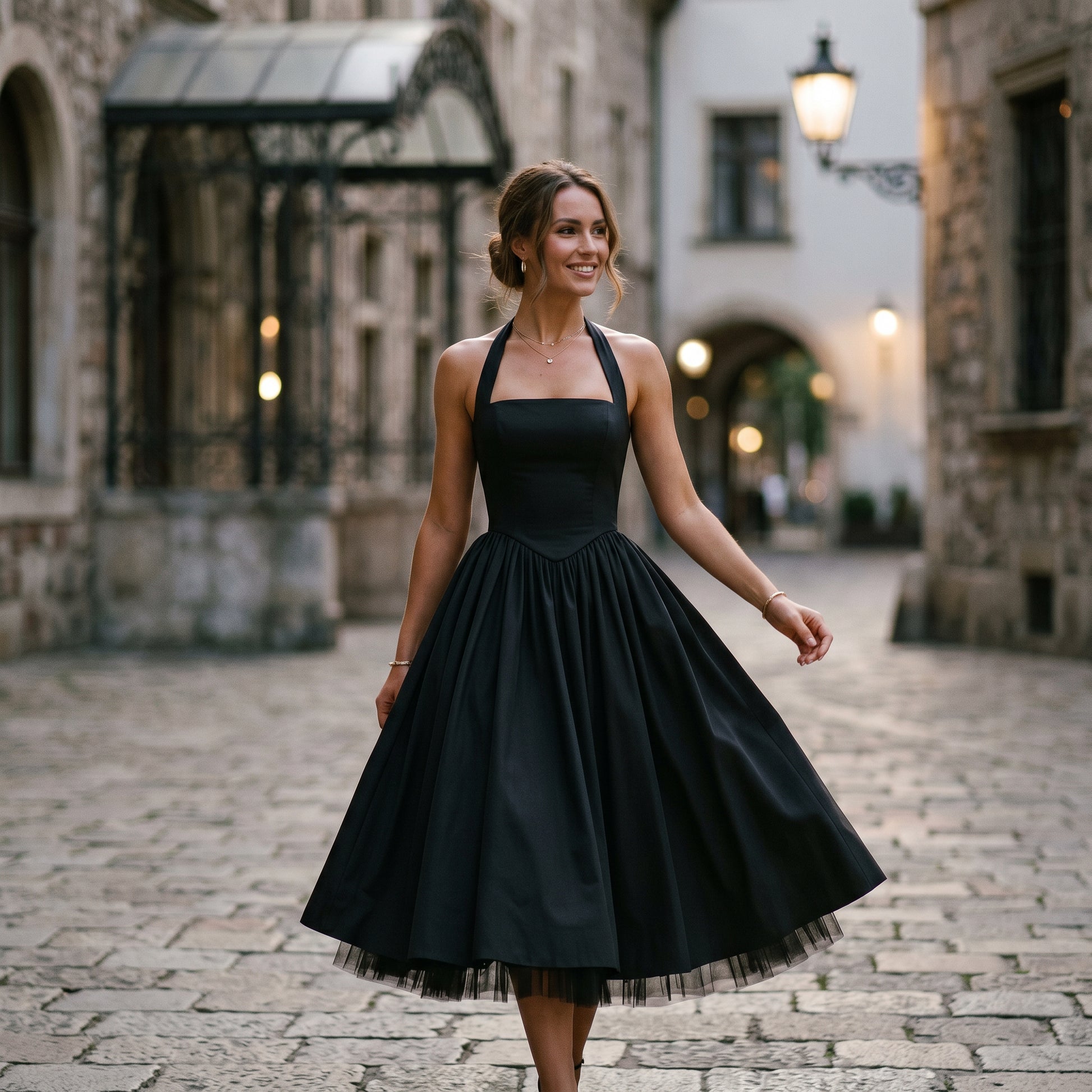 Galatea - Elegant Wedding Guest Midi Dress DONE 05-30- 2026