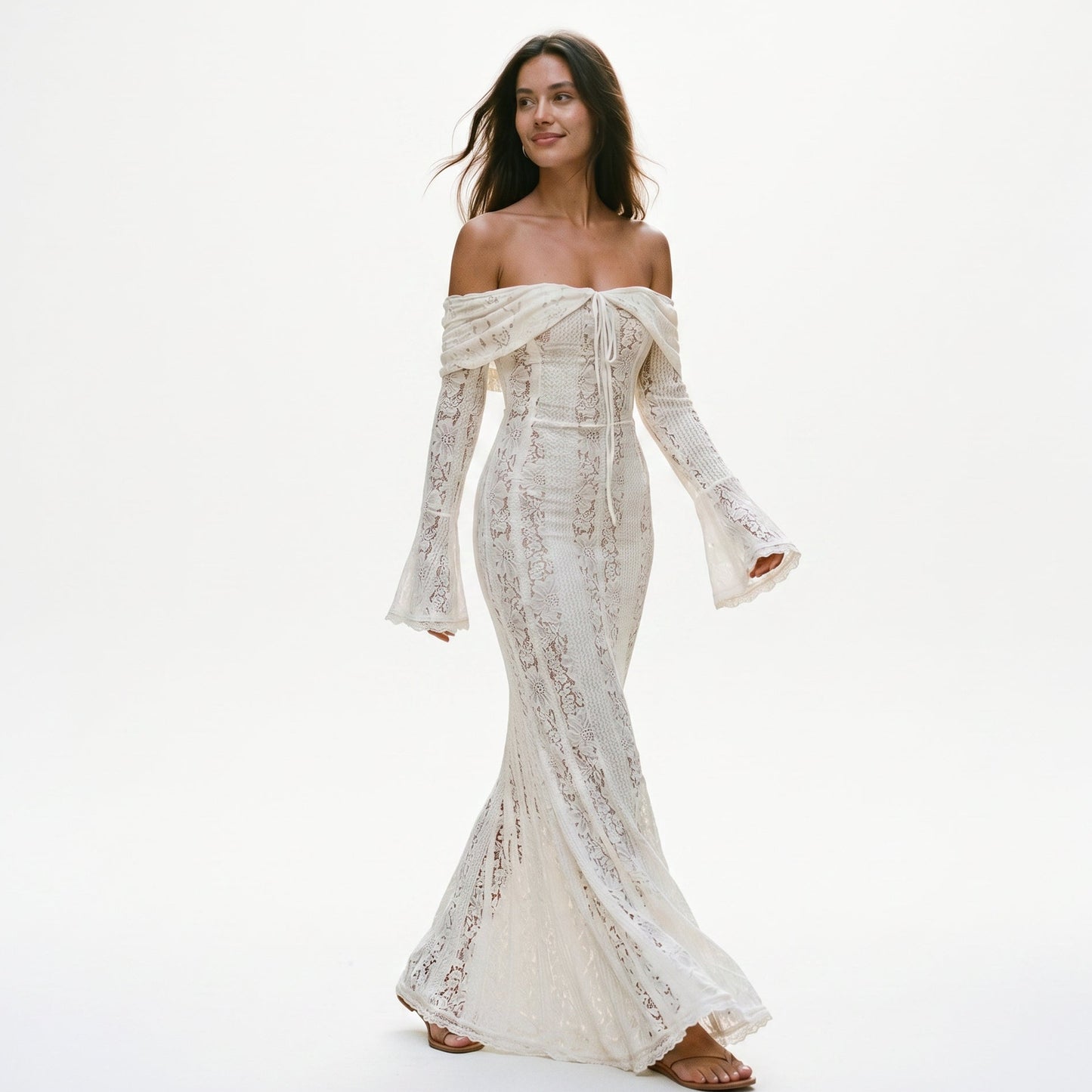 Georgia - Elegant Off-Shoulder Lace Maxi Dress DONE 05-10-2026