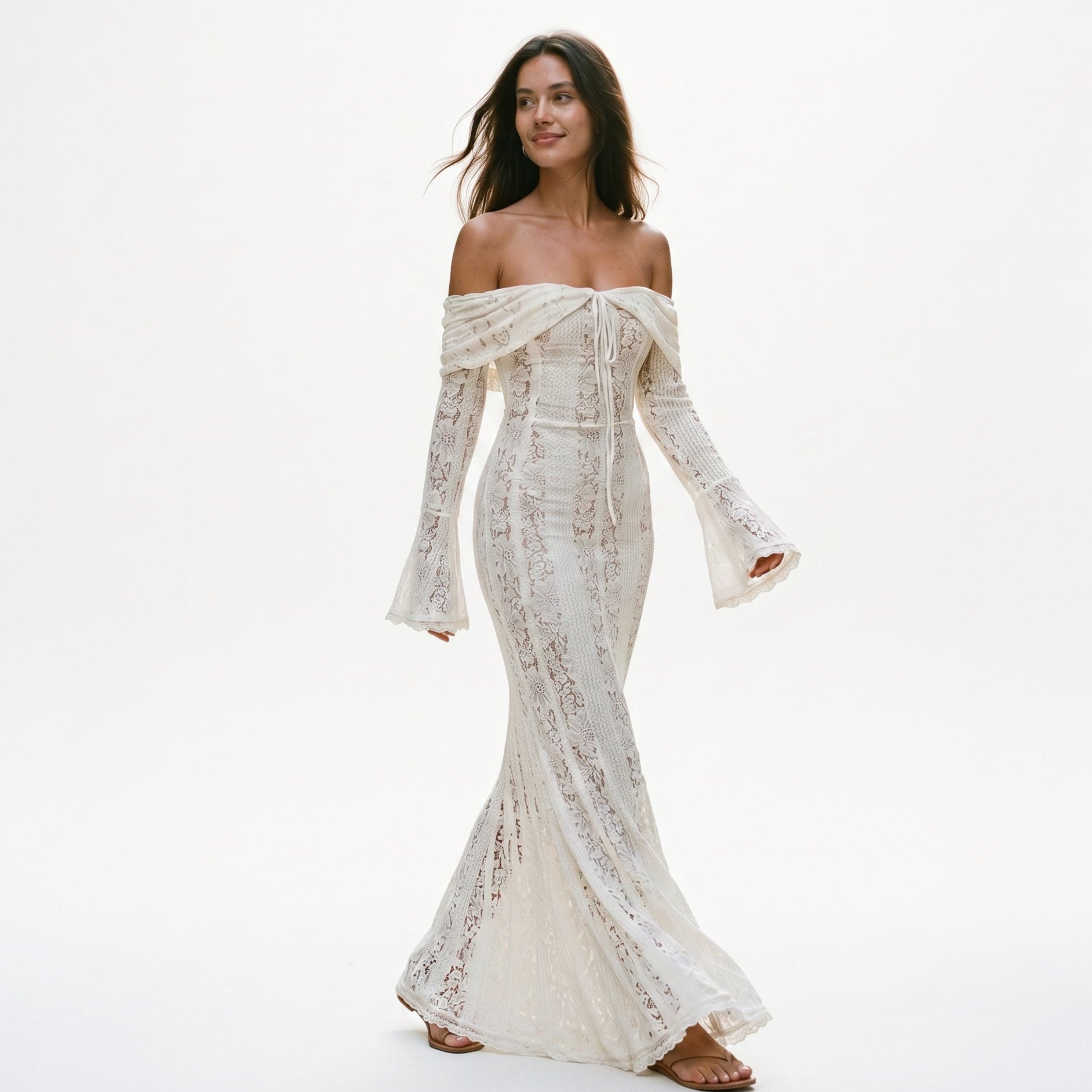 Georgia - Elegant Off-Shoulder Lace Maxi Dress DONE 05-10-2026