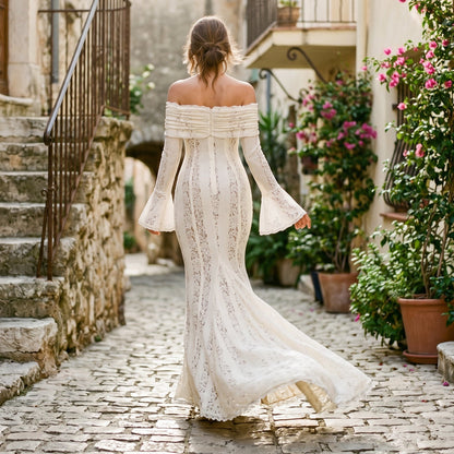 Georgia - Elegant Off-Shoulder Lace Maxi Dress DONE 05-10-2026