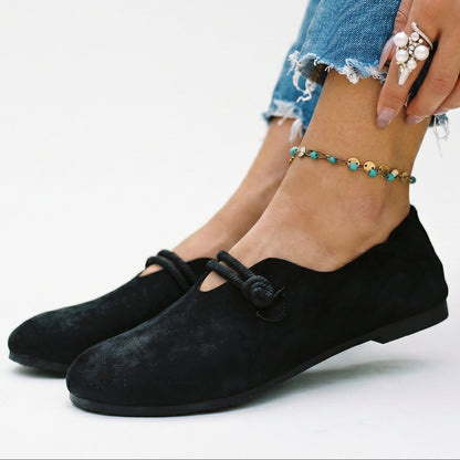 Isabella - Elegant Black Loafers for Women