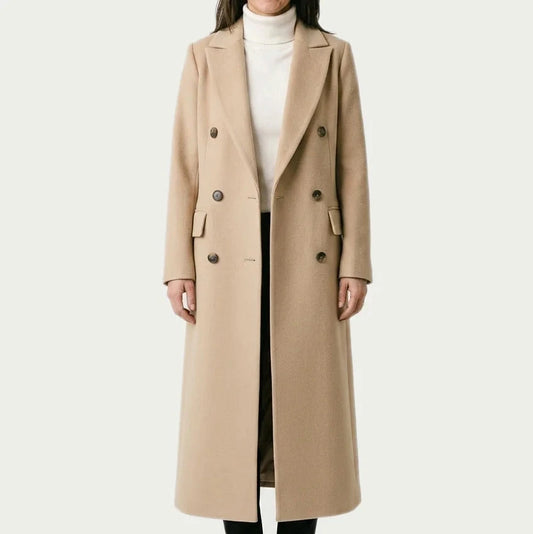 Josephine - Elegant Women's Wool Trench Coat for Winter 0