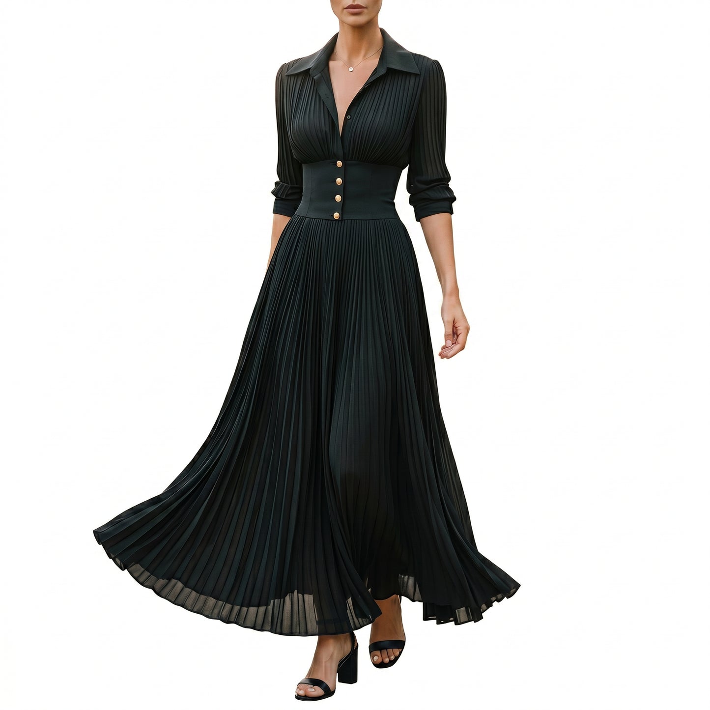 Kendall - Elegant Long Sleeve Maxi Dress for Women DONE 05-12-2026