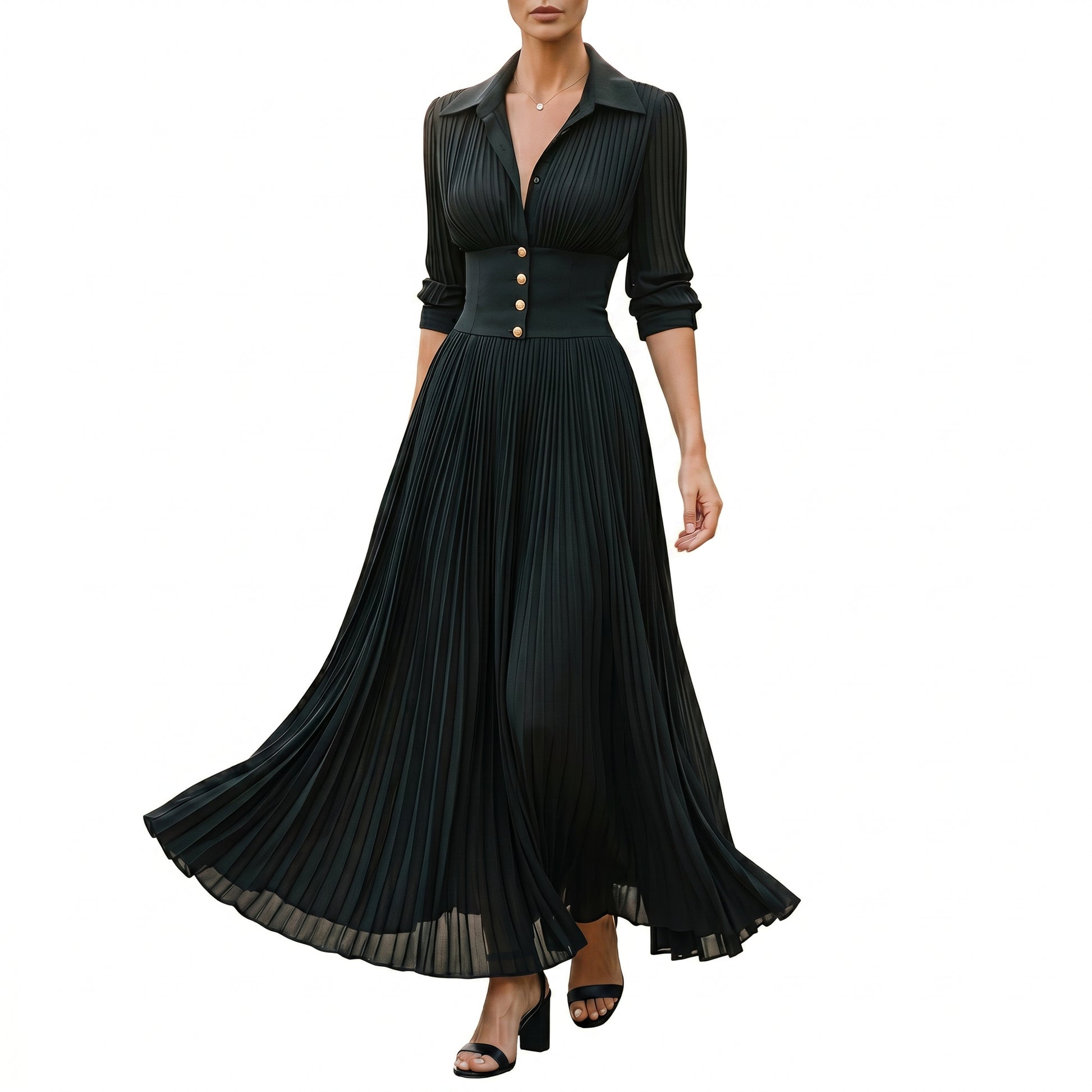 Kendall - Elegant Long Sleeve Maxi Dress for Women DONE 05-12-2026
