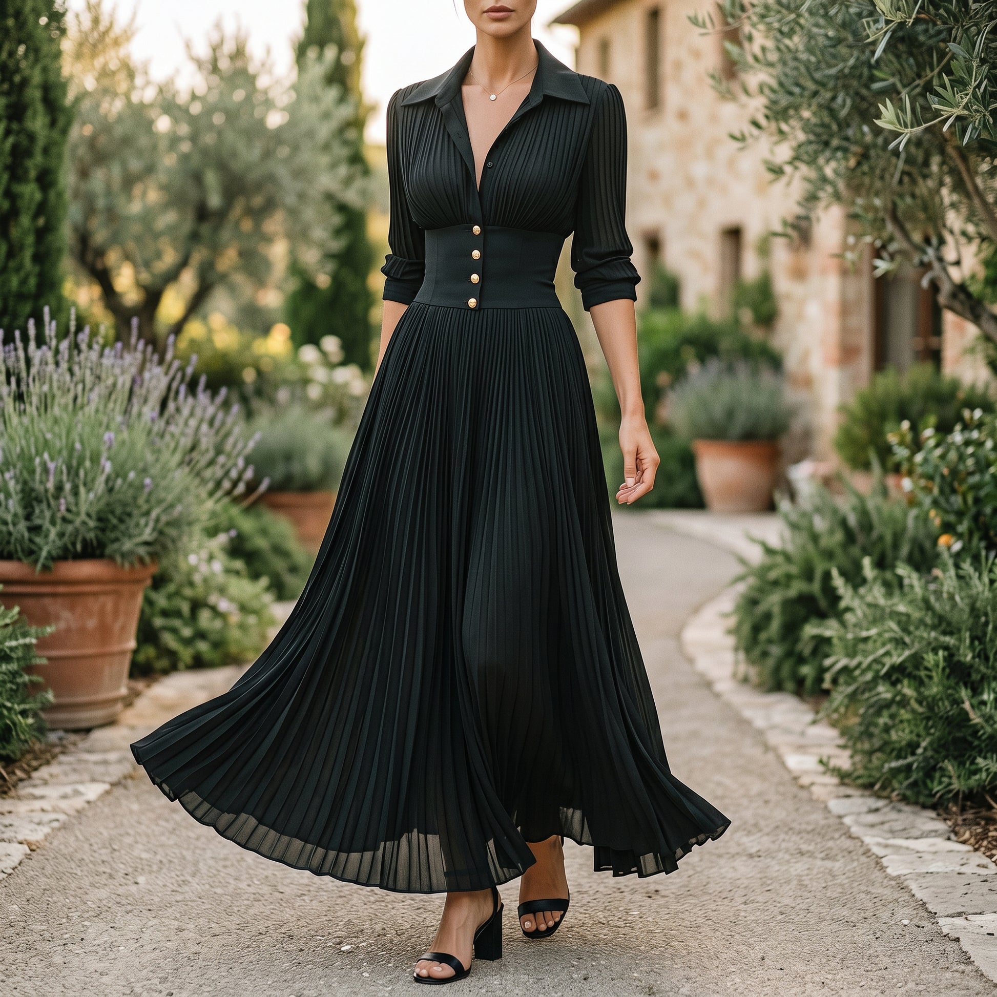 Kendall - Elegant Long Sleeve Maxi Dress for Women DONE 05-12-2026