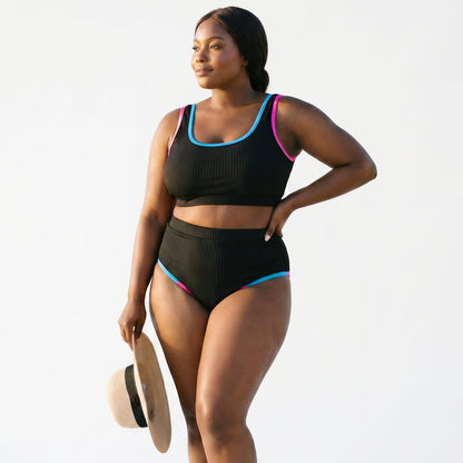 Kisselle - Vibrant Plus Size Tie Dye Bikini Set DONE 05-04-2026
