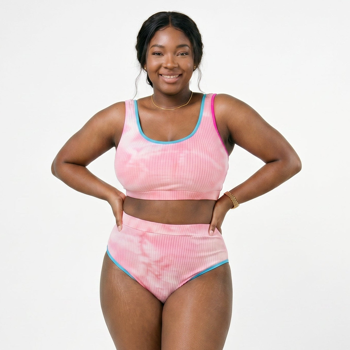 Kisselle - Vibrant Plus Size Tie Dye Bikini Set DONE 05-04-2026