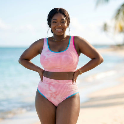 Kisselle - Vibrant Plus Size Tie Dye Bikini Set DONE 05-04-2026