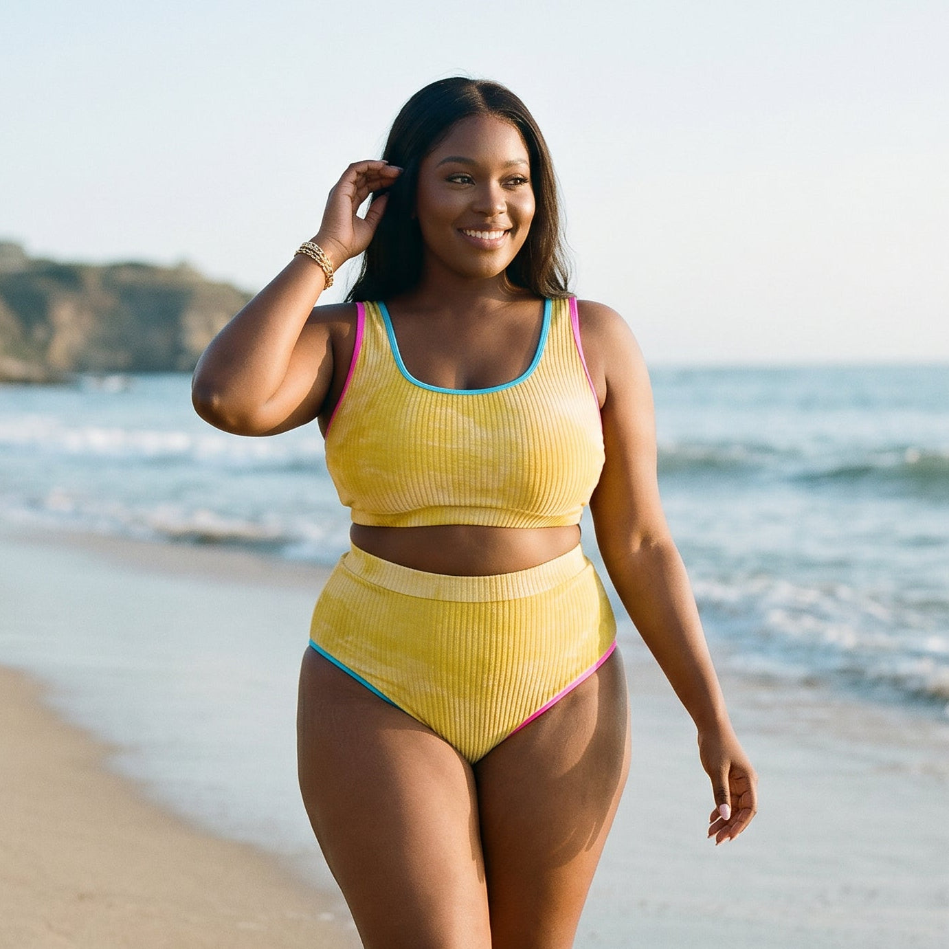 Kisselle - Vibrant Plus Size Tie Dye Bikini Set DONE 05-04-2026