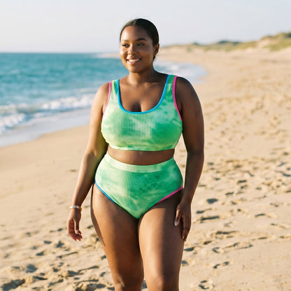 Kisselle - Vibrant Plus Size Tie Dye Bikini Set DONE 05-04-2026