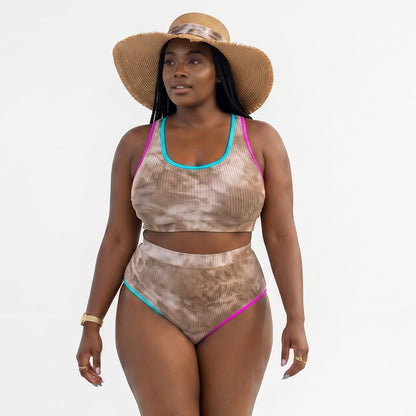 Kisselle - Vibrant Plus Size Tie Dye Bikini Set DONE 05-04-2026