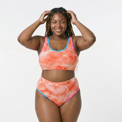Kisselle - Vibrant Plus Size Tie Dye Bikini Set DONE 05-04-2026
