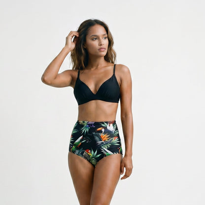 Layla - Floral High Waist Swim Shorts DONE 05-21-2026