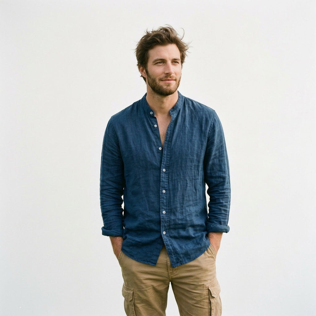 Lightweight Cotton Summer Men's Shirt