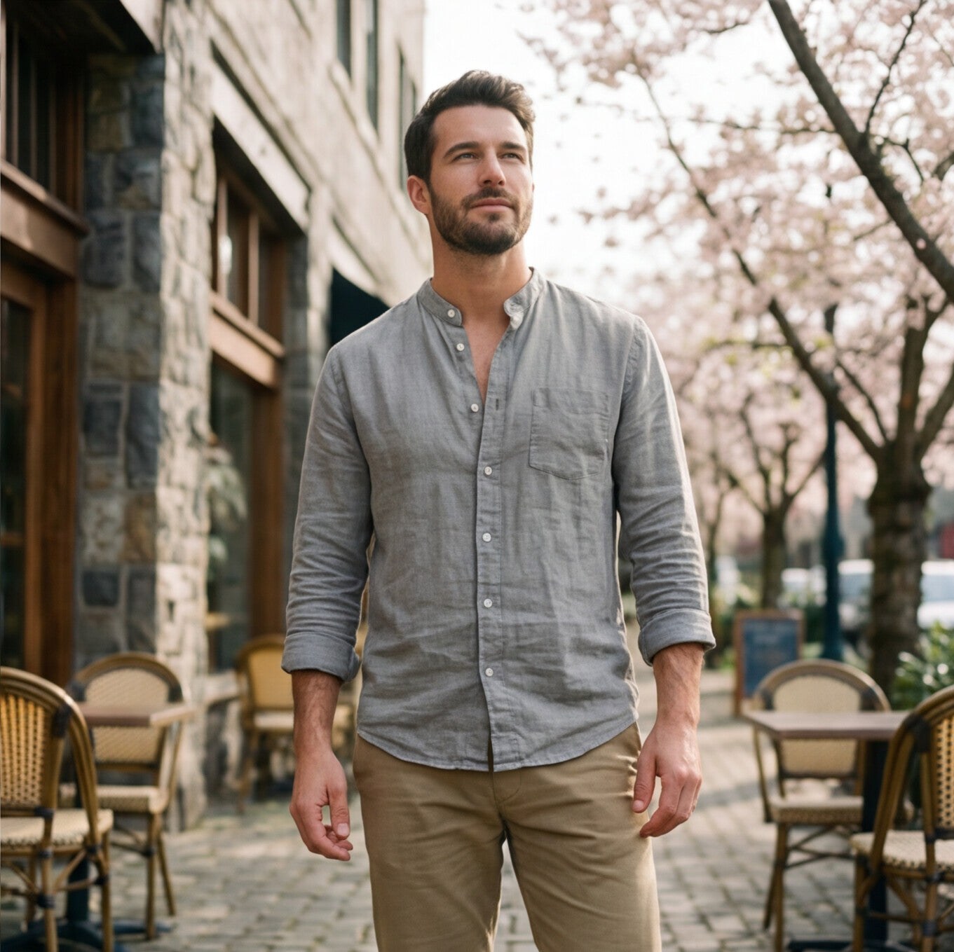 Lightweight Cotton Summer Men's Shirt