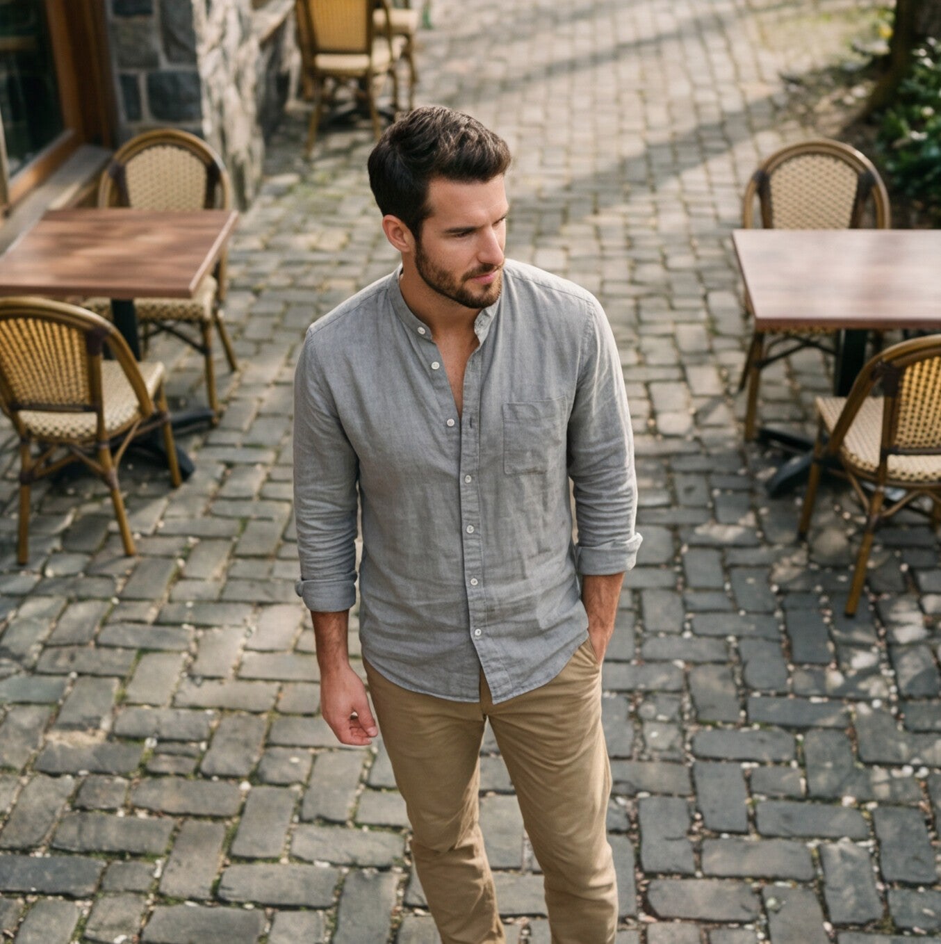 Lightweight Cotton Summer Men's Shirt