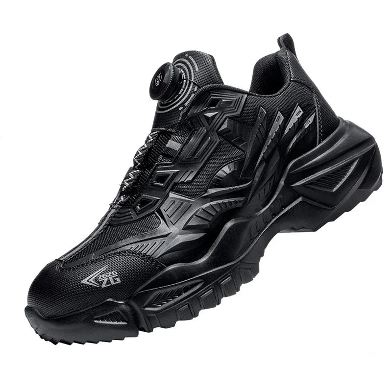 Lightweight Steel Toe Safety Work Shoes with Non-Slip Sole 0