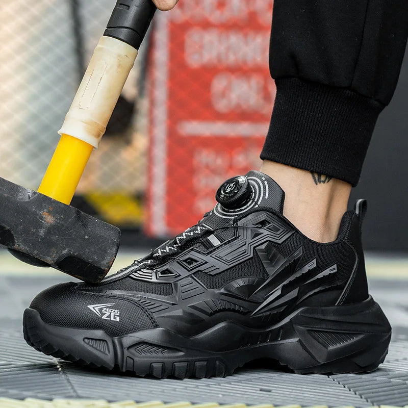 Lightweight Steel Toe Safety Work Shoes with Non-Slip Sole 1