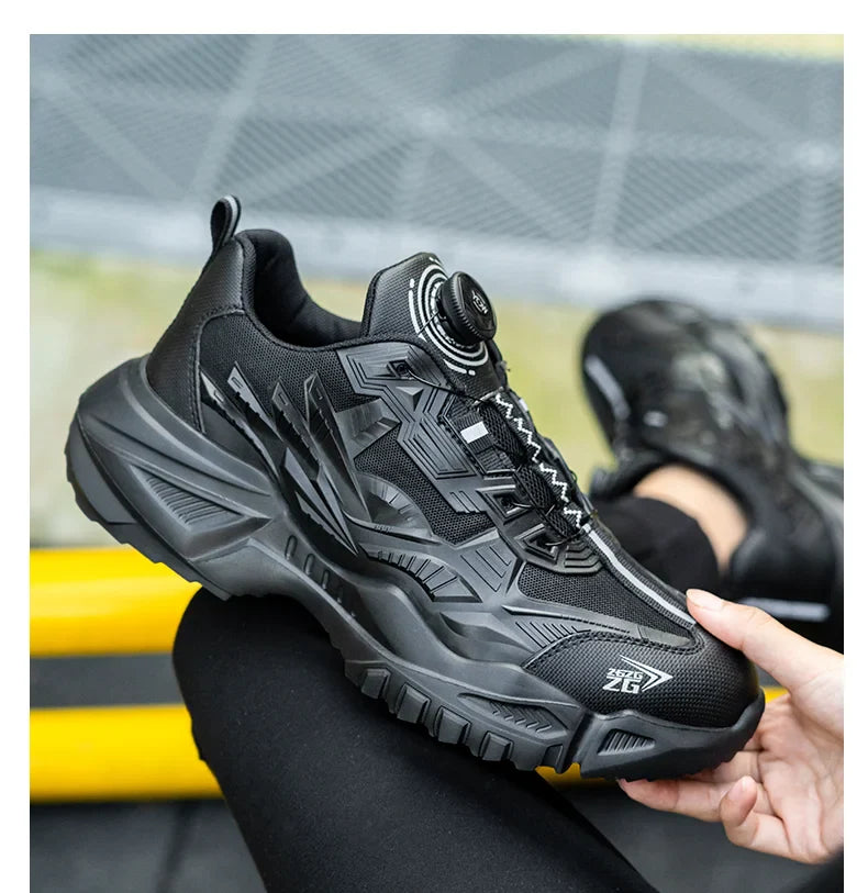 Lightweight Steel Toe Safety Work Shoes with Non-Slip Sole 6
