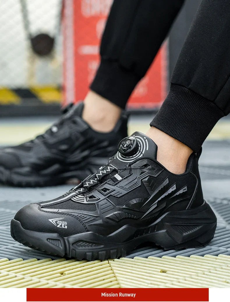Lightweight Steel Toe Safety Work Shoes with Non-Slip Sole 7