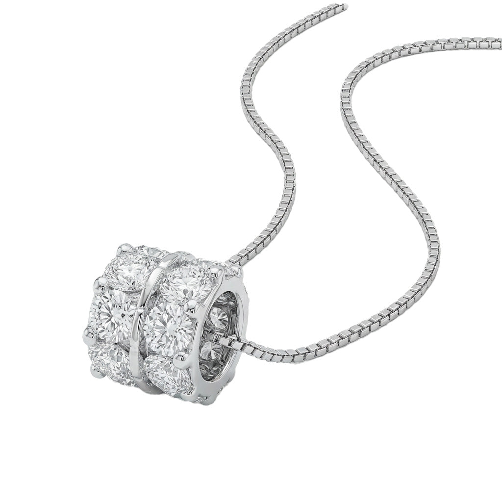 Luminary – Moissanite Necklace in 925 Sterling Silver