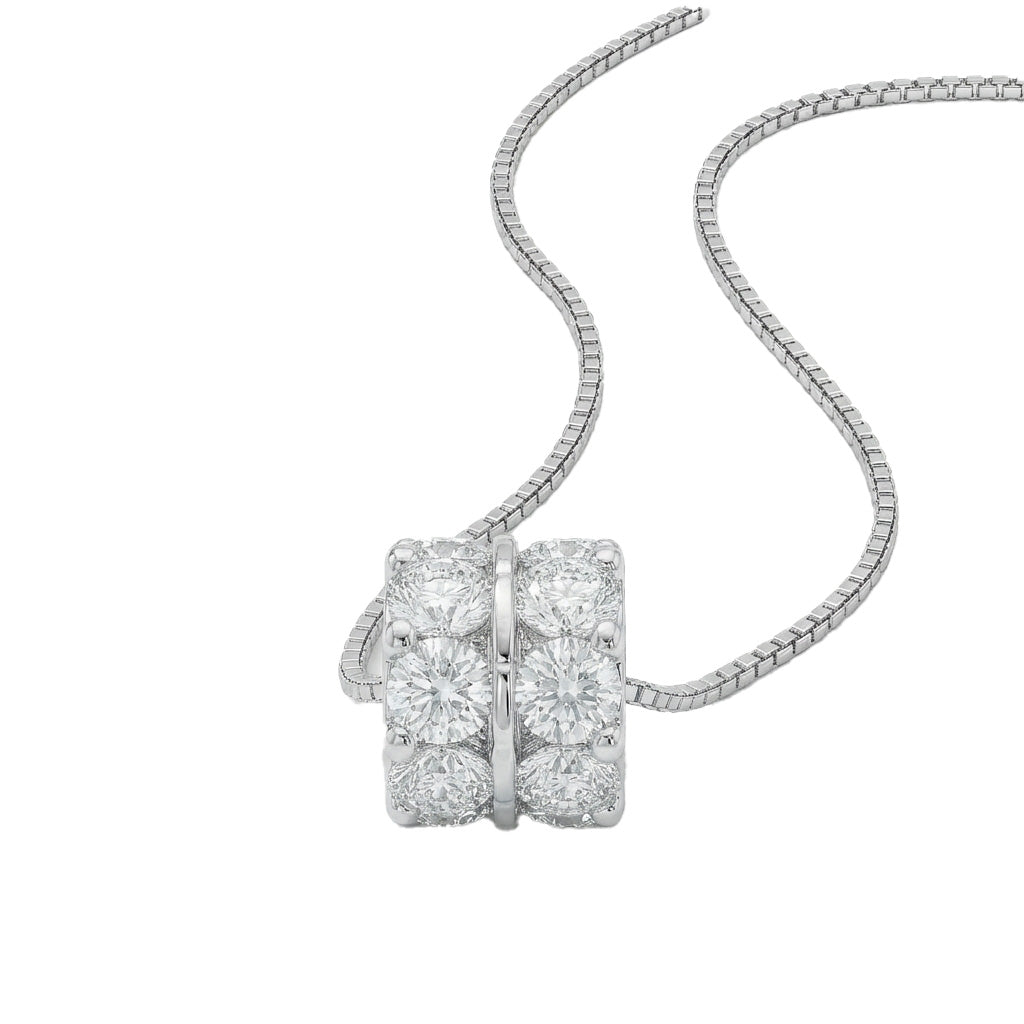 Luminary – Moissanite Necklace in 925 Sterling Silver