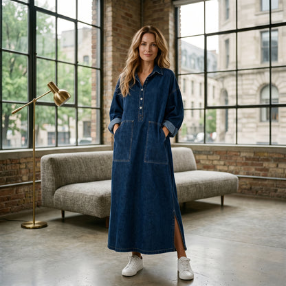 Margot - Oversized Denim Maxi Dress for Women DONE 05-23-2026