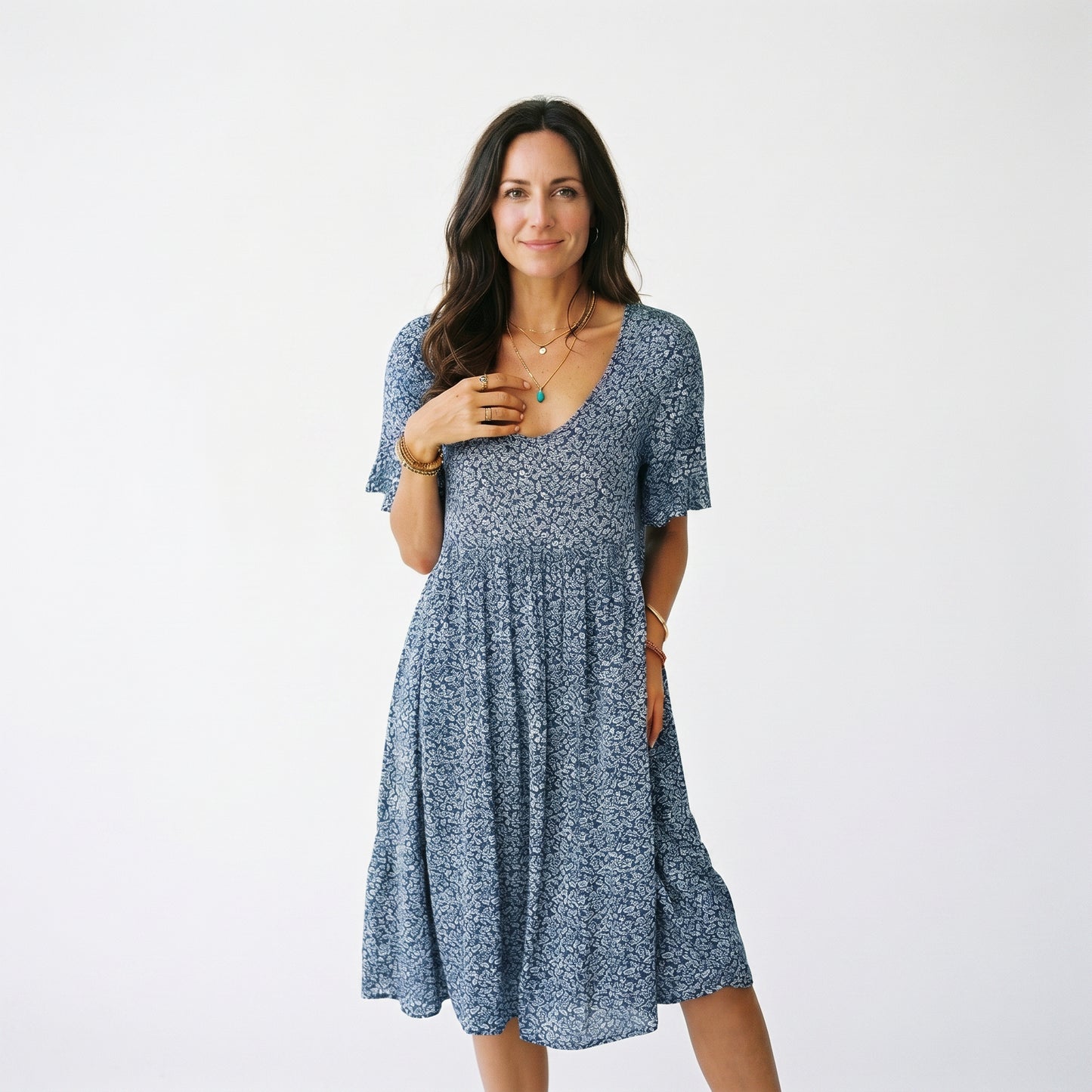 Mia | Breezy Floral A-Line Women's Summer Mini Dress DONE 06-05-2026