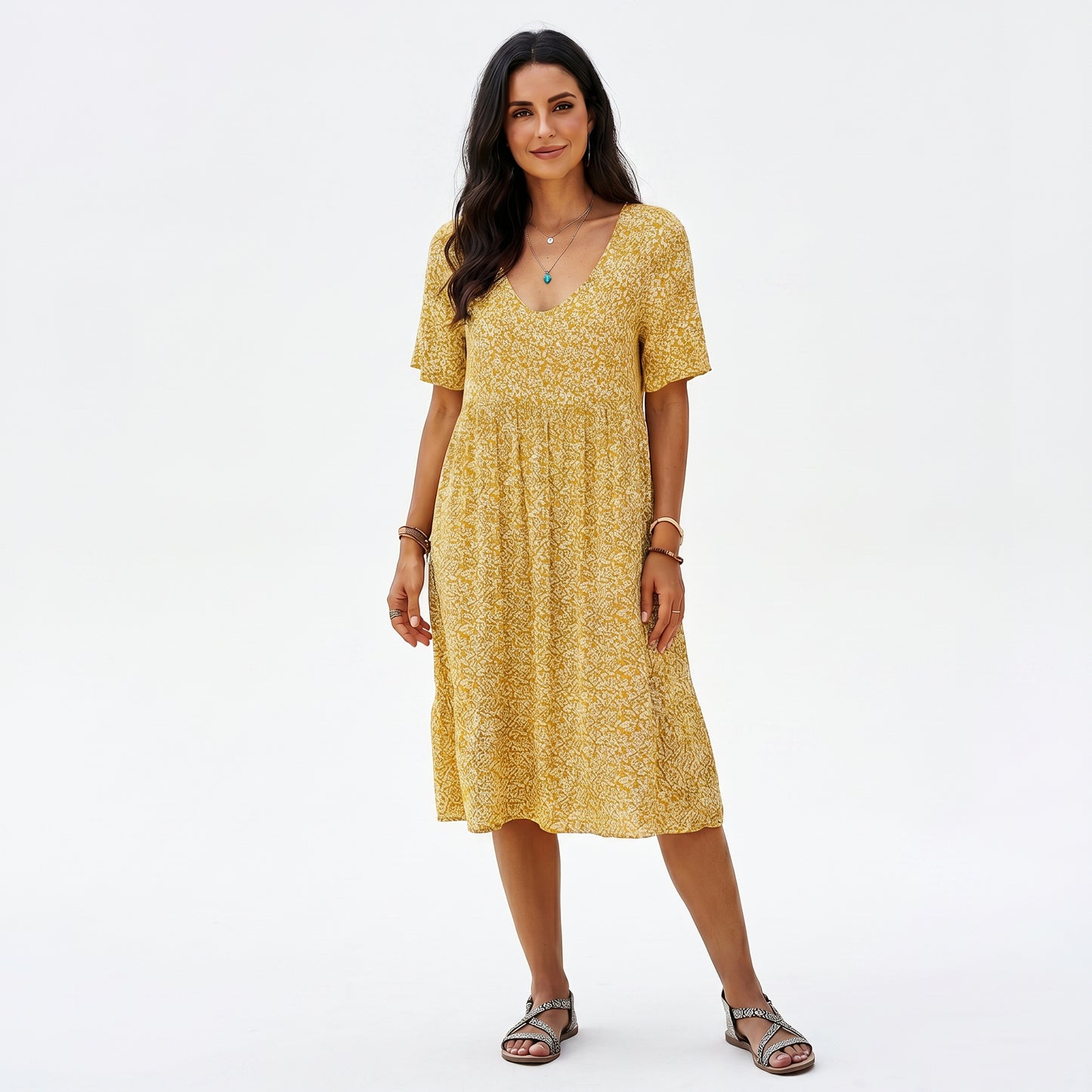 Mia | Breezy Floral A-Line Women's Summer Mini Dress DONE 06-05-2026