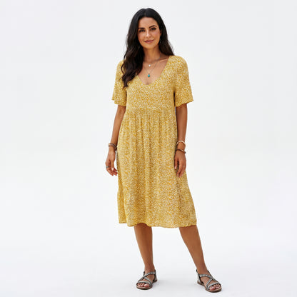 Mia | Breezy Floral A-Line Women's Summer Mini Dress DONE 06-05-2026