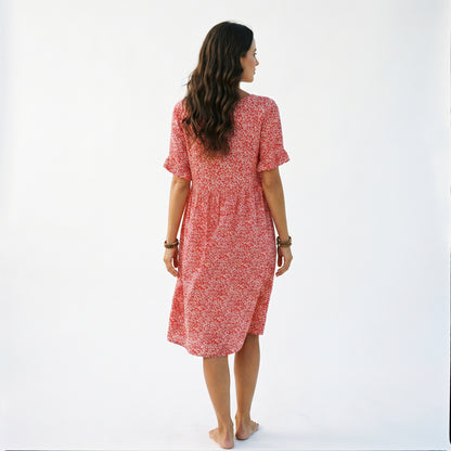 Mia | Breezy Floral A-Line Women's Summer Mini Dress DONE 06-05-2026